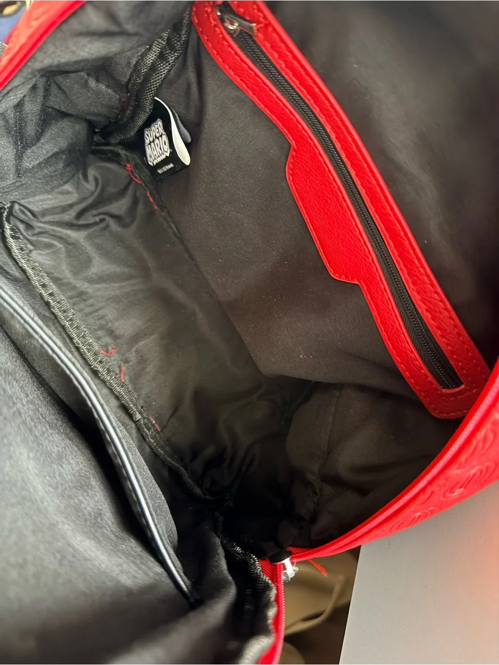 Bioworld Super Mario Icon Patches Embossed Mini Backpack.